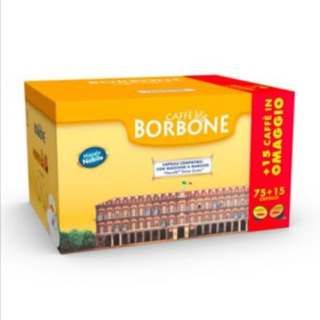 BORBONE DGNOBILEPROMO  DOLCEGUSTO 75+15PZ NOBILE BLU