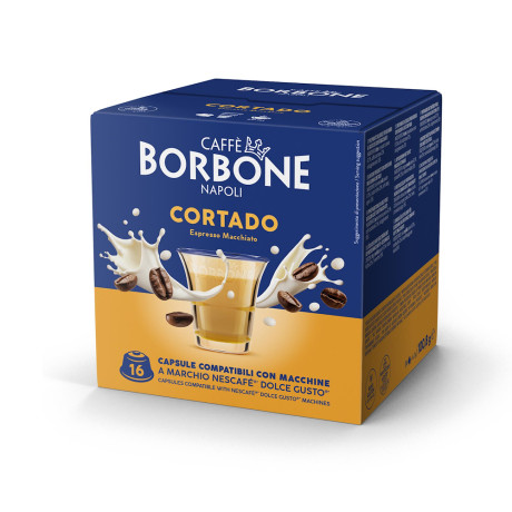 BORBONE DGCORTADO16  DOLCE GUSTO 16PZ CAFFE MACCHIATO