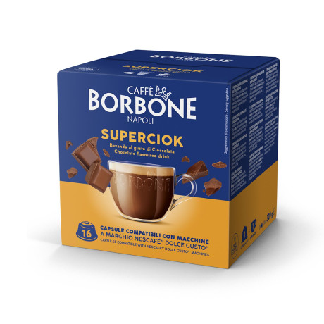 BORBONE DGSUPERCIOK4X16  DOLCE GUSTO 16PZ CIOCCOLATO