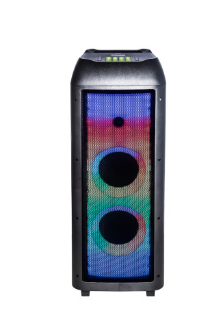 MAJESTIC FLAMET360BK  PARTYSPEAKER TROLLEY BT LUCI
