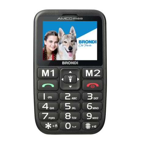 BRONDI AMICO STILOSO  T CELL. DISPLAY 2.4" SOS 1.3MP CON