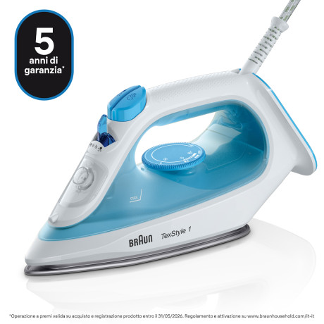 BRAUN SI1050BL  FERRO ST VAPORE 2000W 120GR/MIN. PIASTRA