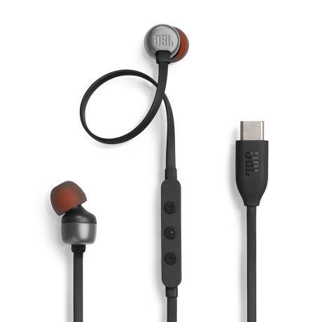 JBL T310CBLK  AURICOLARI CABLATI USB-C INTRAURALI NERI