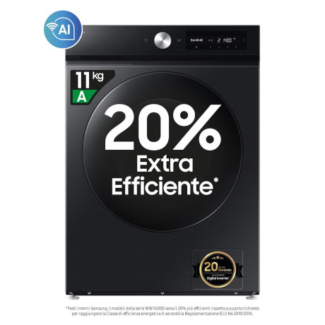 SAMSUNG WW11DB7B94GBU3  LAVATRICE CF 11KG 1400G VAPORE E