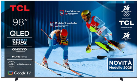 Immagine TCL 98P89K  TVC QLED 98 4K SMART TV GOOGLE SAT T2 HEVC