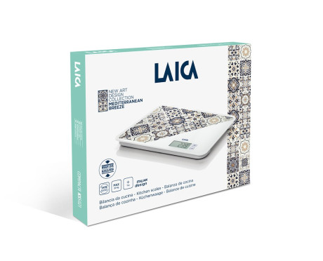 LAICA KS5021N  BILANCIA CUCEL BIANCA FANTASIA MARRONE
