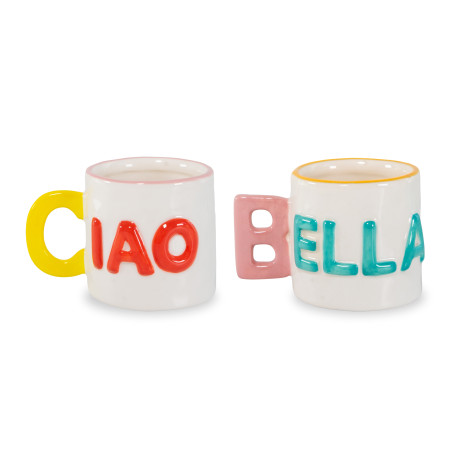 WD  SET 2 TZ CAFFE' CIAO BELLA 100ML WD898CIA