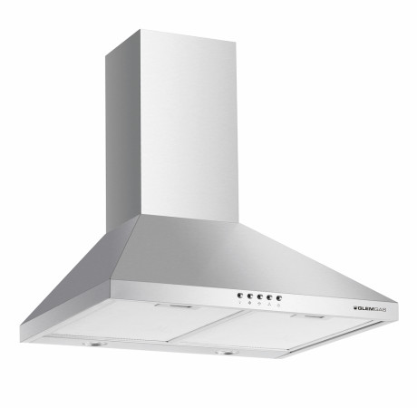 GLEM GAS GHP645IX  CAPPA PARETE 60CM INOX