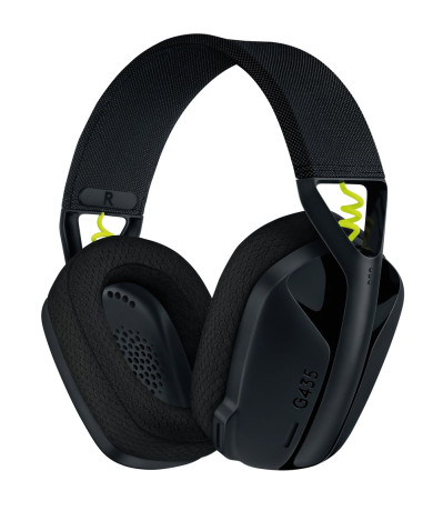 LOGITECH 981-001050  CUFFIEGAMING G435 LIGHTSPEED BLACK