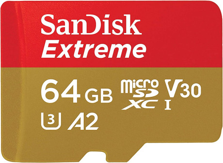 SANDISK SDSQXAH-064G-GN6AAMICRO SD 64GB EXTREME