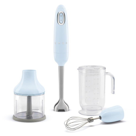 SMEG HBF03PBEU  MIXER 700W + 3 ACC. AZZURRO