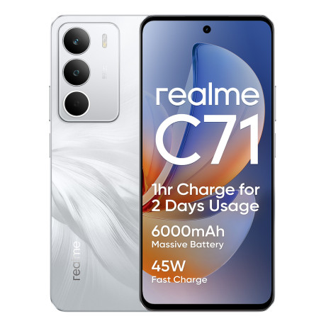 REALME C71 4G 8/256GB WHITE S.PHONE REALME C71 4G 8/256