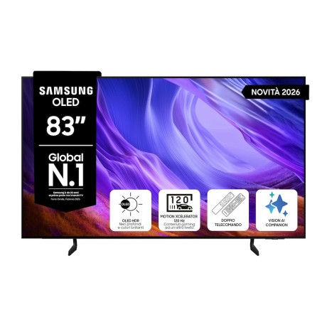 SAMSUNG QE83S85HAEXZT  TVC OLED 77 4K PROCESSORE NQ4 AI