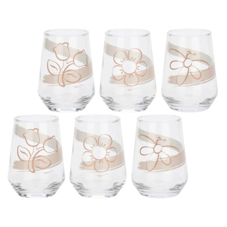 THUN T11606396P00  SET 6 BICCHIERI ELEGANCE