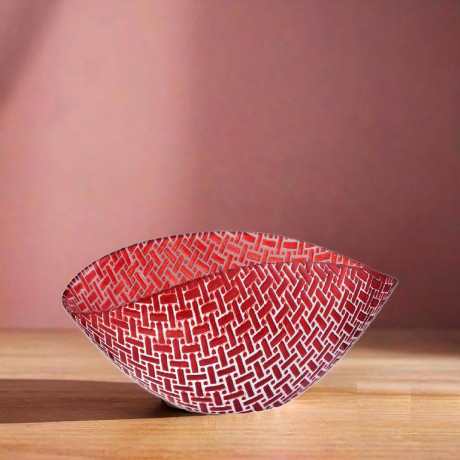 ONLYLUX OL03071  PATTERN CENTROTAVOLA 38X11 BIANCO-ROSSO