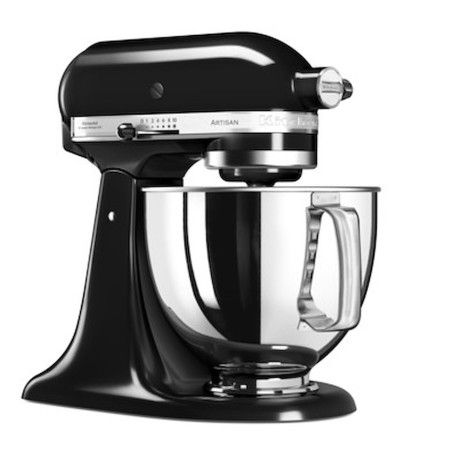 KITCHENAID 5KSM125EOB ONYX BLACK  IMPASTATRICE 300W