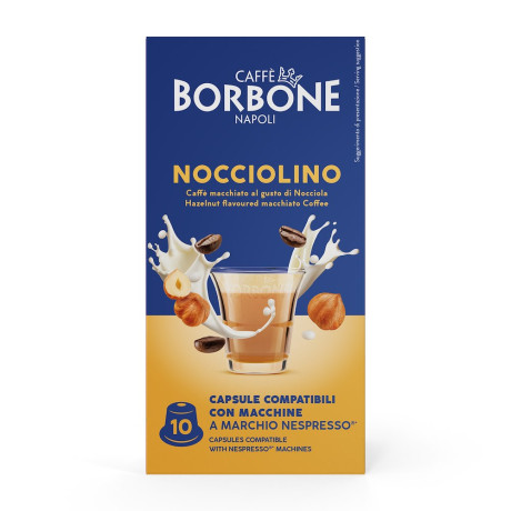 BORBONE RESNOCCIOLINO6X10  NESPRESSO 10PZ NOCCIOLINO