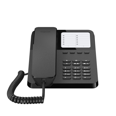 GIGASET DA400BLACK  TELEFONO DA TAVOLO E DA PARETE NERO