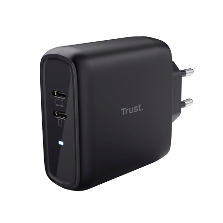 TRUST 25380  MAXO 65W 2P USB-C CHARGER BLK