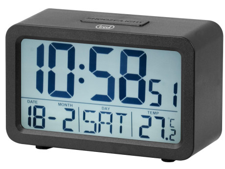 TREVI 0SL3P60  OROLOGIO SVEGLIA CON TERMOMETRO