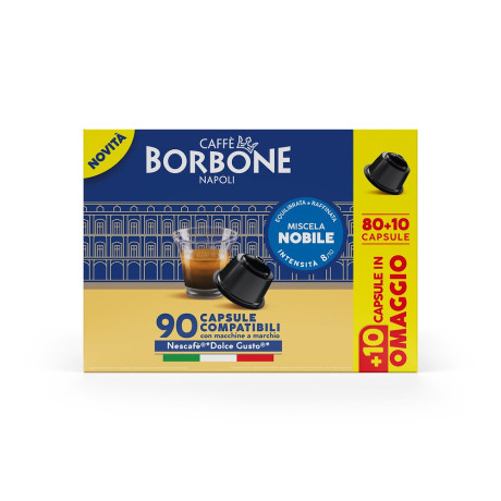 BORBONE DGBBLUNOBILE80+10NCAPS COMP DOLCE GUSTO 80+10