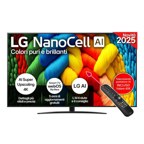 LG 75NANO81A6A.API  TVC LED75 NANOCELL 4K SMART SAT T2