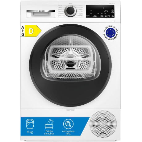 BOSCH WQG24201IT  ASCIUG 9KG EASYCLEAN CESTO LANA