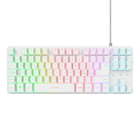 TRUST 25895  GXT833 THADO TKL KEYBOARD WHT