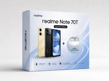 REALME NOTE 70T 4G 4/128 GOL  S.PHONE REALME NOTE 70T 4G