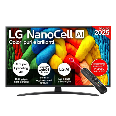 LG 43NANO81A6A.API  TVC LED43 NANOCELL 4K SMART SAT T2