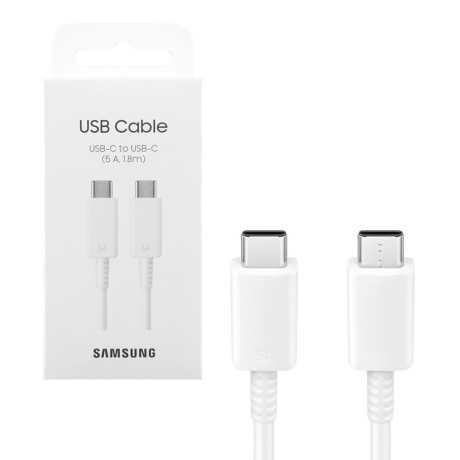 SAMSUNG EP-DX510JWEGEU  CABLE TYPE-C TO C 5A WHITE 1,8 M