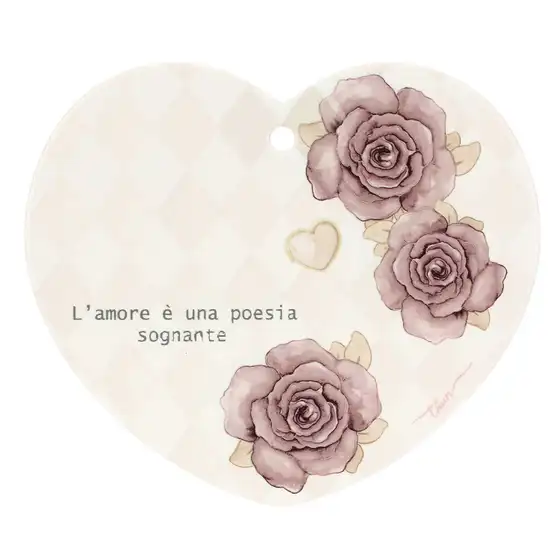 THUN T11849081P00B  SOTTOPENTOLA BOMBO PORCELLANA CUORE