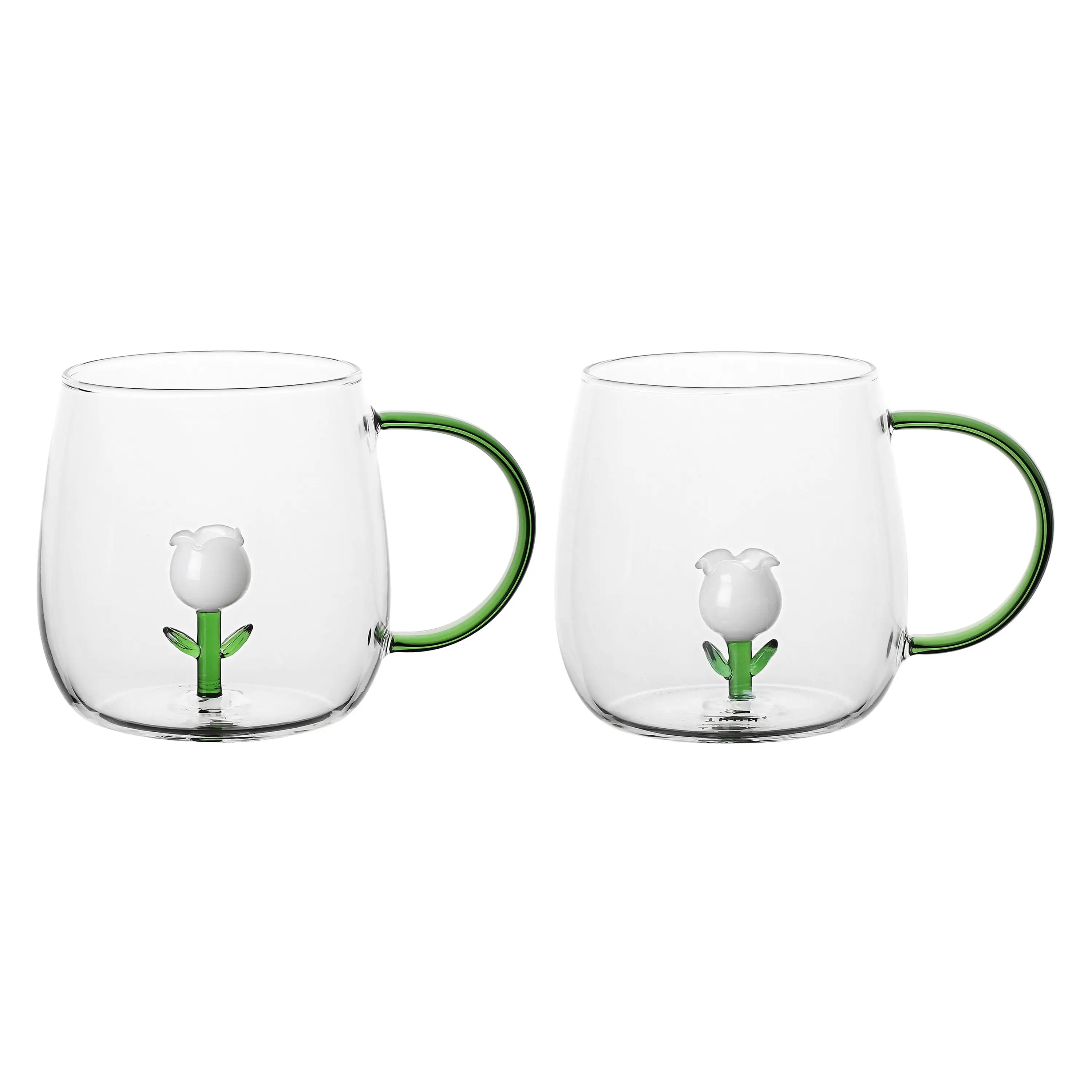 THUN T11760476P00  SET 2 MUG BOROSILCATO TULIPANI