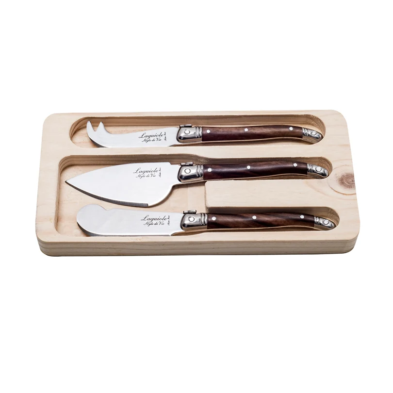 SCHONHUBER 4106220  SET 3 COLT. FORMAGGIO PREM.BLACK