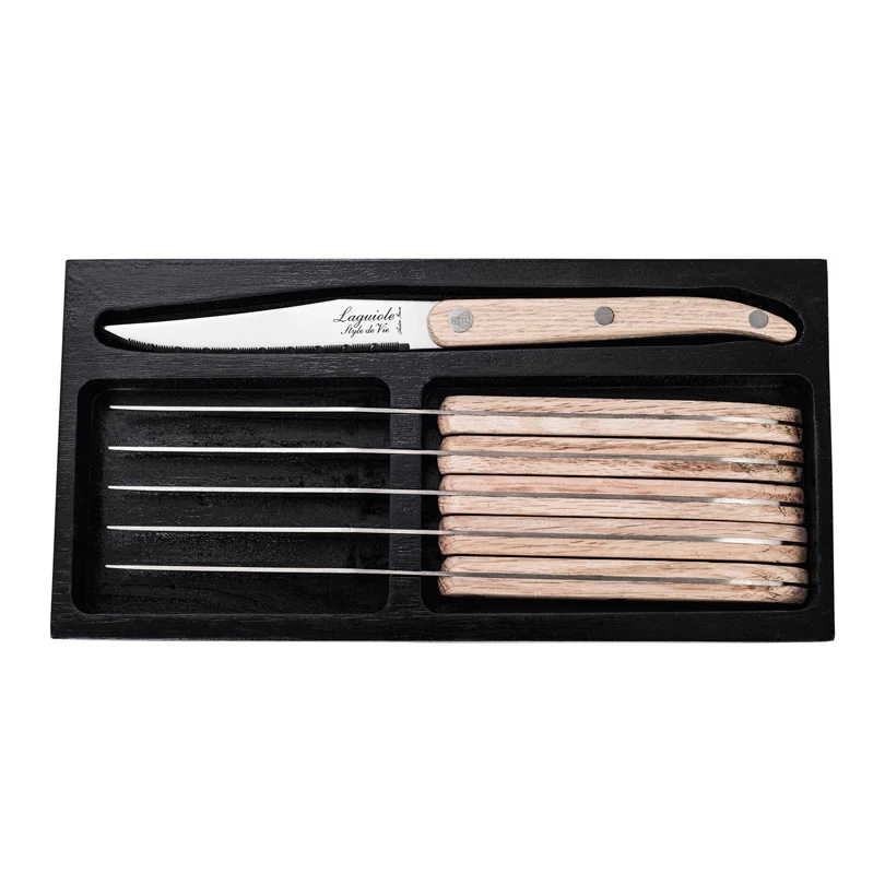 SCHONHUBER 4106405  SET 6 COLT.BISTECCA INNOV.QUERCIA
