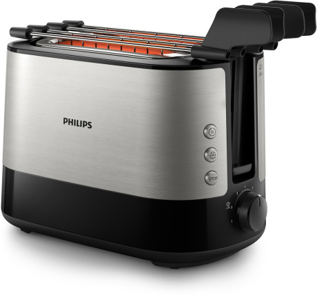 PHILIPS HD2639/90  TOSTAPANE 1400W 7LIVELLI TIMER SILVER