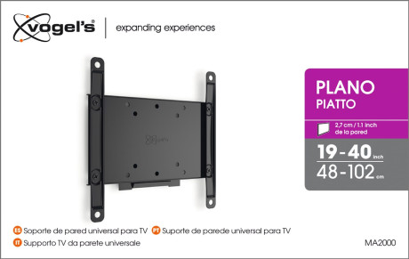 VOGELS' MA2000BLACK  STAFFAPAR TV 19/37" BLACK
