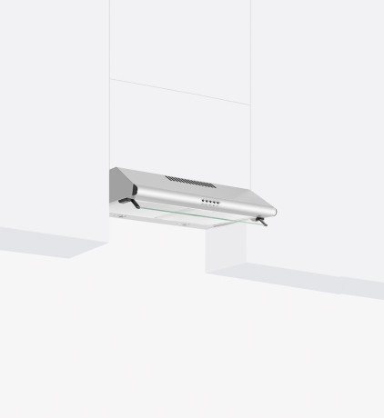 GLEM-GAS GHC640IX  CAPPA 60CM 2 MOTORI INOX