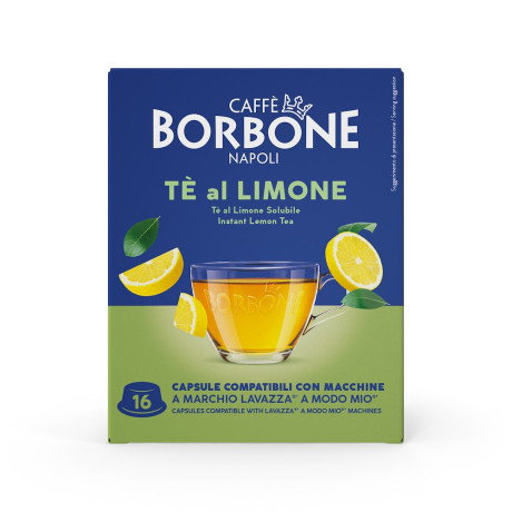 BORBONE AMTHELIMONE6X16  LAVAZZA 16PZ THE AL LIMONE