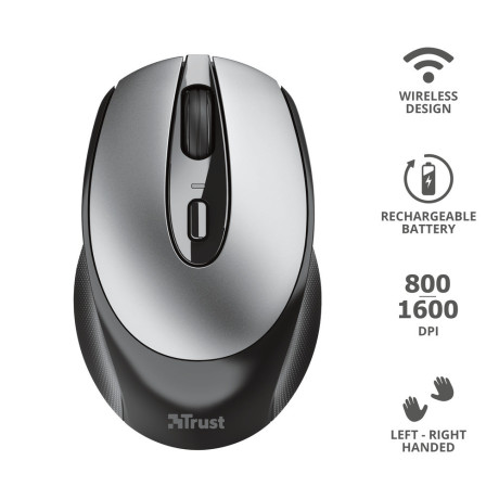 TRUST 23809  ZAYA WRL RCH MOUSE BLK