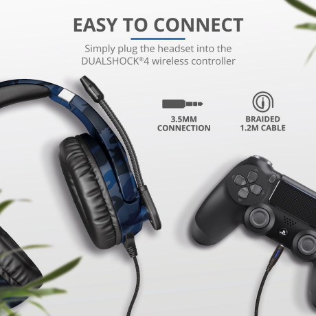 TRUST 23532 HEADSET BLUE GXT 488 FORZE-B PS4