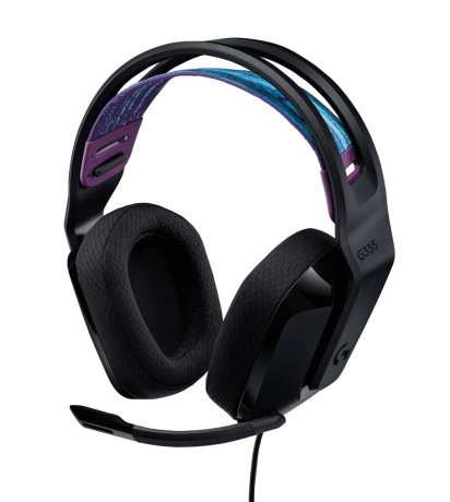 LOGITECH 981-000978  CUFFIEGAMING G335 HEADSET BLACK