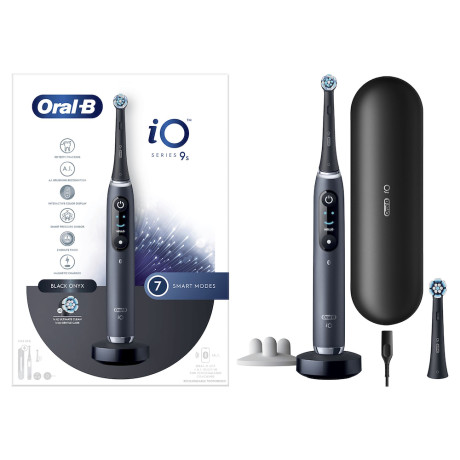 ORAL B IO9S BLACK  SPAZZOLINO EL 7 MOD. SPAZZ. RIC.VEL3H