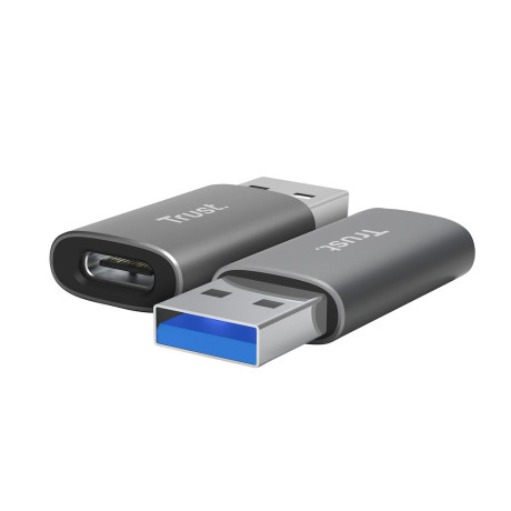 TRUST 25573 CALYX USB-A TO USB-C ADAPTER 2 PACK