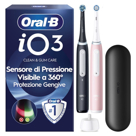 ORAL B IO3 DUO  SPAZZOLINO EL SENS.PRESSIONE 3 MODALITA