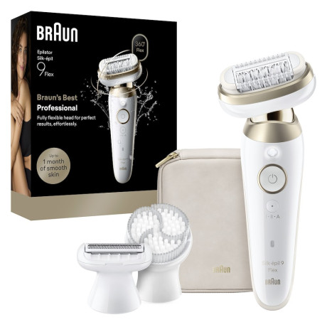 BRAUN SES9-060 3D  EPILATORE RICARICABILE TESTINA FLESSI