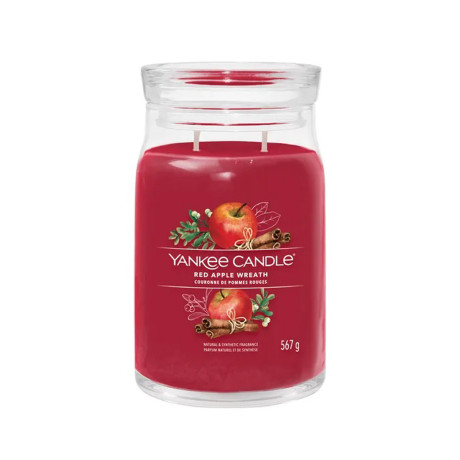 YK RED APPLE WREATH MEDIUM JAR  2236211
