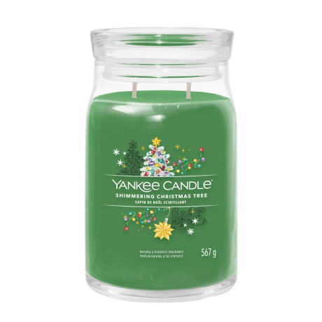 YK SHIMMERING CHRISTMAS TREE LARGE JAR  2236258