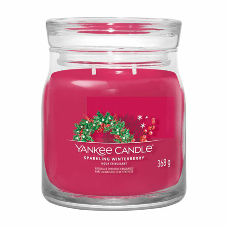 YK SPARKLING WINTERBERRY MEDIUM JAR  2236187