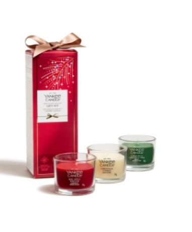 YK CONF.REGALO26 3CANDELE VOTIVO NATALE 2254334
